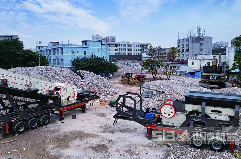 杭州移动式建筑垃圾粉碎机现场