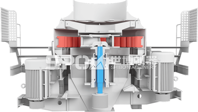 立轴冲击式制砂机结构图
